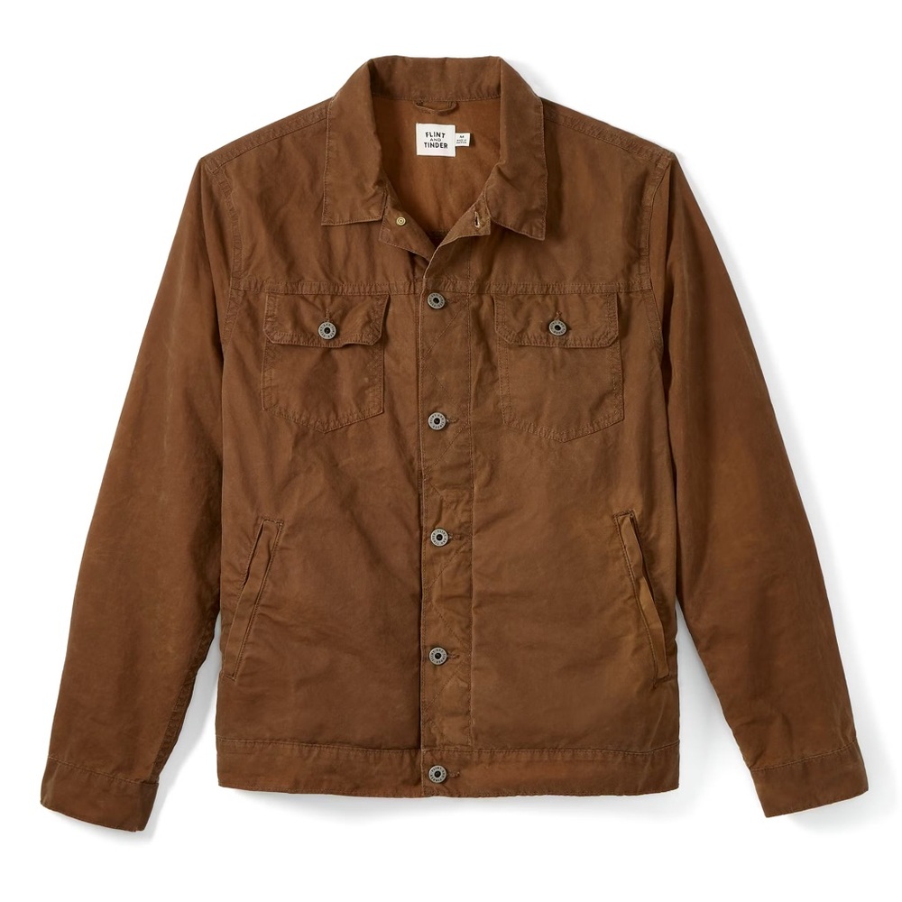Men's Unlined Wax Trucker Jacket